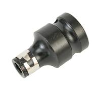 2 pièces 1/2 pouce carré Drive vers 1/4 pouce Hex Shank Drill Bit Chuck Adapter Converter Kit avec libération rapide pour outils électriques