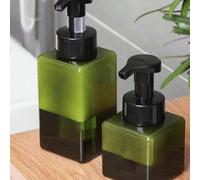 2 pièces/1 pièce Distributeur moussant, recharge de mousse pour shampooing, savon pour les mains, nettoyant pour le visage, distributeur de savon moussant pour la salle de bain, bouteille moussante, g
