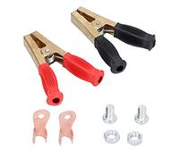 2 pièces 1000A pinces de câble de démarrage de batterie, pinces en cuivre pur robustes pinces de suralimentation pour câbles de démarrage adaptés au bateau de véhicule automobile