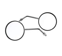 2 pièces 10mm rétroviseur de Guidon, rétroviseur Rond rétroviseur arrière Gauche et Droit Accessoire de Modification de rétroviseur