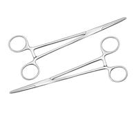 2 Pièces 12,5cm Pince à Clamper de Verrouillage Inox, Pince à Poils de Chat et de Chien Professionnelle, Piercing pliers pour Bricolage Soins Animaliers