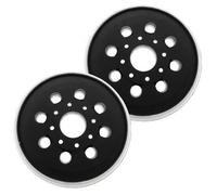 2 Pièces 125mm Plateau de Ponçage compatible Bosch GEX 125-1 AE PEX 220 AE d’outil de Polissage de Ponçage avec Hook et Loop 8 Trous