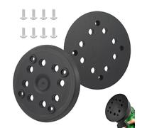 2 Pièces 125mm Plateau de Ponçage, pour Bosch PEX 270 A et PEX 270 AE Ponceuse Excentrique, avec Crochet et Boucle, Vis
