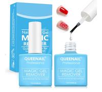 2 Pièces 15ml Dissolvant Vernis Semi Permanent, Dissolvant de vernis gel, Gel Nail Polish Remover, Retrait Facile et Rapide du Vernis à Ongles, Opération simple