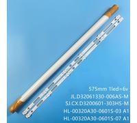 2 Pieces 1TV Led LE-32Z1 LE-32Z4 LE-32Z4TS LE-32Z10 DEXP H32D7000E H32D7100E JL.D32061330-006AS-M HL-00320A30-0601S-03 Smarttech ""Nipseyteko