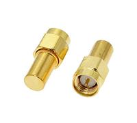 2 pièces 1W 3.0GHz 50ohm SMA/RP-SMA mâle RF terminaison coaxiale connecteur de charge factice prise laiton adaptateurs RF coaxiaux droits(SMA Load 1W)