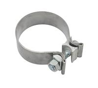 2 pièces 2.0 "2.25" 2.5 "3.0" 4.0 "joint d'échappement en acier inoxydable, pince de bande d'échappement, manchon d'échappement, pince de Joint bout à bout(89mm)