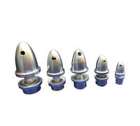 2 pièces 2.0mm 2.3mm 3.0mm 3.17mm 4.0mm 5.0mm support d'adaptateur d'hélice de balle en aluminium de type à presser Compatible avec les moteurs sans balais Compatible avec les pièces d'aéromodélisme R