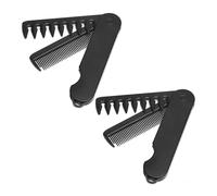 2 Pièces 2 En 1 Peigne Pliante, Scalants De Cheveux, Peigne Portable, Outil De Coiffure.