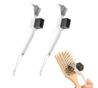2 Pièces 2 In 1 Nettoyeurs De Brosse À Cheveux,Outil de Nettoyage de Brosse À Cheveux,Peigne de Nettoyage,Mini Instrument Pour Enlever Les Cheveux,la Poussière,la Saleté,Les Peluches À La