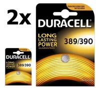 2 pièces (2 Pack x 1pcs) pile bouton 389-390 - G10 - SR1130W Duracell 1.5V 85mAh