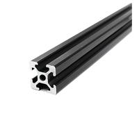 2 pièces 2020T profilé d'extrusion d'aluminium 20mm 0.78 pouces de largeur support Rail linéaire 20x20mm fente Type T bord cadre extrudé(550mm)(200mm)