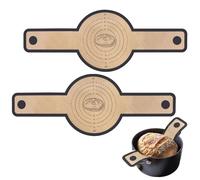 2 Pièces 21 X 56 cm Tapis de Cuisson en Silicone pour Four Néerlandais, Tapis à Pain à Long Manche, Réutilisable élingues à Pain en Silicone, Antiadhésif, Facile à Nettoyer Cuisson