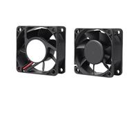 2 pièces 24 V 12 V 60x60x25mm 60mm roulement à billes Axial sans brosse imprimante refroidisseur ventilateur 60mm x 25mm 6 cm dissipateur thermique ventilateur de refroidissement(24V Hydraulic XH2.54)