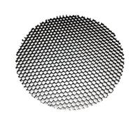 2 pièces 25 30 35 40 45 50 55 60-100 MM Abat-jour LED Capot Downlight Spot Rond Nid d'abeille Maille Couverture Noir Anti-éblouissement(45mm)