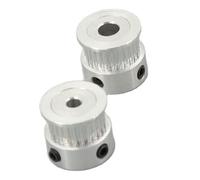 2 pièces 2GT GT2 poulie de distribution 26 dents alésage des dents 4/5/6/6.35/8/10/12mm for largeur 6/10mm 2GT courroie synchrone petit jeu(12mm,10mm-01)