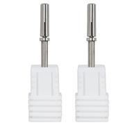2 pièces 3, 1 mm de diamètre mandrin foret à cuticules en acier inoxydable forets à ongles mini ponçage professionnel pour manucure pédicure adapté pour lime électrique