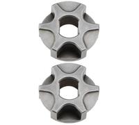 2 Pièces 3/8""pignon de Tronçonneuse Ouverture Cannelée 9mm Engrenage de Guidage Intégré Tronçonneuse Électrique Pièces de