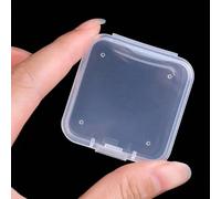 2 pièces/3 pièces/5 pièces/10 pièces/20 pièces/30 pièces Boîte de rangement en plastique mini, boîte de rangement pour bijoux transparente, étui de rangement portable pour bouchons d'oreille et pilule