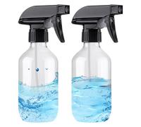 2 Pièces 300ml Flacons Pulvérisateur Vide, Pulvérisateurs Réutilisable Vide Vaporisateur, Transparent Bouteille Spray Vide, Brumisation Fine Pour Jardinage, Cheveux & Ménage, Capacité Généreuse