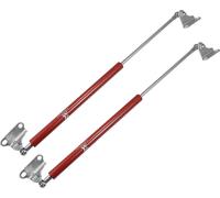2 pièces 300N / 30KG Amortisseur à gaz Ressort à gaz/ressort de compression Charnière Lève-porte Universel Ressort à gaz hydraulique avec L supports 20 pouces rouge