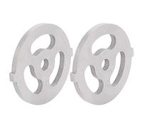 2 pièces 304 acier inoxydable hachoir à viande lame de coupe plaque 7mm / 0.3in ID adapté pour 5# / B type hachoir à viande(#2)