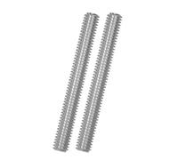 2 pièces 304 tige de vis à filetage complet en acier inoxydable M14 tiges entièrement filetées barre de goujon en métal vis filetées goujons longueur 40-500mm for la fixation d'assemblage(M14x180mm)