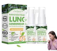 2 PièCes 30ml Herbal Lung Cleansing Spray Herbal Lung Spray Nettoyant Pour Les Poumons Herbal Spray Cleansing Lung Convient à Un Usage Quotidien Pour Soulager La Fatigue Physique
