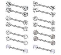 2 pièces 316L acier inoxydable mamelon haltères anneaux coeur mamelon boucliers Piercing bijouxUn design intelligent