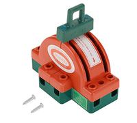 2 Pièces 32A 220V 2 Pôles Déconnexion Interrupteur Inverseur Double Pôle Double Jet Couteau Interrupteur Double Jet DPDT Couteau Sécurité Déconnexion Interrupteur Orange