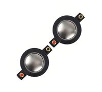2 pièces 34mm / 44mm / 75mm / 100mm étage de remplacement de, 44 cores | Bobines vocales de Tweeter en métal, 2 pièces, diaphragme de remplacement, Film métallique pour le son amélioré,
