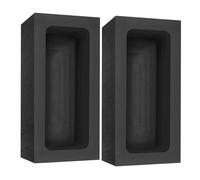 2 PièCes (4-2kg) Lingots de Graphite Moules pour Fondre CouléE Raffinage MéTal Cuivre ou Argent Aluminium Laiton