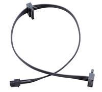2 PièCes 4 Broches Vers Double Câble D'Alimentation HDD 15 Broches 4P Vers SéRie SSD Double Câble D'Alimentation HDD, 45 Cm/17.7 Pouces