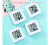 2 pièces/4 pièces Mini thermomètre d'intérieur hygromètre sec humidité jauge de température affichage numérique thermomètre de pièce humidimètre, haute précision, mural, compact, portable Thermohygrom