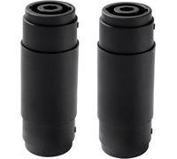 2 Pièces 4 Pôles Speakon Femelle vers Femelle Connecteur,Adaptateurs Speakon pour Haut-Parleur/Ampli,Compatible avec NL4MP,NL4MPR,NL4FC,NL4FX,NLT4X