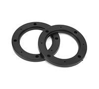 2 Pièces 4 Pouces Haut-Parleur Audio de Voiture Anneau Pad Noir Modification Automobile Remplacement Universel Tapis de Haut-Parleur Tampon de Haut-Parleur Joints de Haut-Parleur