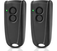 2 pièces 433,92 MHz Télécommande pour porte de garage pour Hormann EcoStar RSC2-433 RSE2-433, RSZ1-433, Hormann Liftronic 500/700/800 pour Portronic D2500/D5000/S4000(lumière verte)