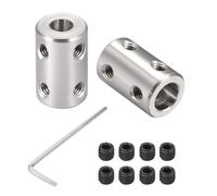 2 Pièces 4mm à 5mm Coupleur Rigide, L22 x D14 Coupleur D'arbre à Vis De Blocage Connecteur De Moteur Acier 45# Pour Imprimantes 3D, Accessoires De Moteur