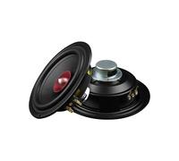 2 pièces 5.25 Pouces HiFi Gamme complète Haut-parleurs 4 8 Ohm 40W NdFeB Aimant for Lo-udspaeker Home cinéma Musique Son Haut-Parleur(Round 4 Ohm)