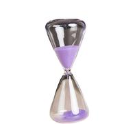 2 pièces 5 minutes créatif conique verre coloré sablier Art maison salon étude bureau décoration roman minuterie Design moderne artisanat(Purple)