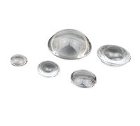 2 pièces/5 pièces lentille en Verre Dia 6mm/8/10/12/13/14/15/16/18/20/25/28/30/32/35/40mm Mini Verre Optique Optique Plano Convexe Verre à condensateur LED sans Bord lentille(2 Pieces,D25 H6.2 F30)