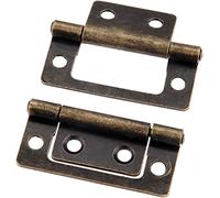 2 pièces 50x24mm charnières de meubles antiques charnière porte tiroir d'armoire placard décoratives for boîte à bijoux en bois avec vis bout