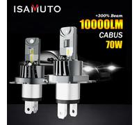 2 pièces 56W 6500K Turbo phares H4 9003 HB2 P43t H7 ampoule Led halogène remplacement IP68 12V ampoule 2 pièces ISAMUTO FI281