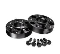 2 Pièces 5x112 66.6 M14x1.5 Pour Benz W204 W205 W206 Plaque Bride Entretoises Roue Moyeu En Aluminium Adaptateur Élargi Véhicule(2PC-25MM)