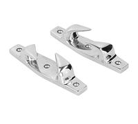 2 pièces 6 pouces taquets d'amarrage cales de bateau gauche et droite guide-câble creux 316 pièces d'ancrage marin en acier inoxydable pour bateaux yachts argent durable