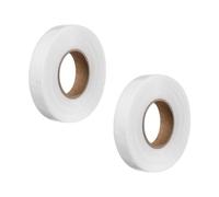 2 Pièces (64 Mètres/Rouleau)Bande Thermocollant,Thermocollant Couture Double Face, Ourlet Thermocollant Pantalon, pour Repasser des Textiles Comme des Pantalons, des Rideaux,des Vêtements(Blanc)