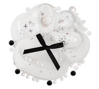 2 Pièces 6cm Jouet À Presser Patte De Chat Jouet À Presser En Forme De Patte De Chat Jouet Squishy Patte De Chat Boule Sensorielle Transparente Douce Avec Paillettes Et Nœud Papillon Jouets Sensoriels