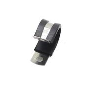 2 pièces 6MM-55MM 304 en acier inoxydable doublé de caoutchouc P Clips câble de montage colliers de serrage(10MM 2PCS)