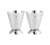 2 Pièces 75 ML De Tasse De Mesure, Tasse De Mélange en Acier Inoxydable, Tasse À Mesurer Multifonction, Outils De Barman.