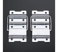 2 pièces 8 trous décor Flight Case portes boîtes à outils casiers Support charnière valise raccord armoire charnières boîte à Air accessoires 71 * 35mm
